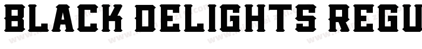 Black Delights Regul字体转换